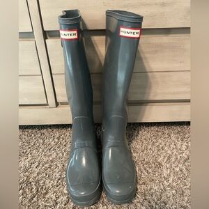 Hunter boots, women size 8